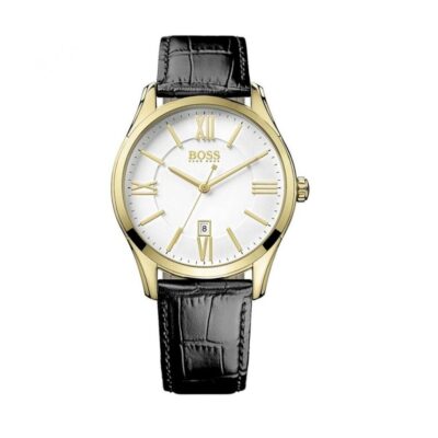 Hugo Boss Watch Classic Gold Plate White - HB1513020